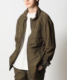 ARCADE | ゴルフウェア フェイクダウンスタンドブルゾン /表側フェイクダウン×裏側スウェット 裏地シャギーボアフリース素材(ゴルフグッズ)