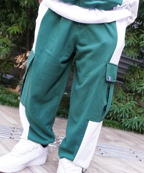 RIPPER（リッパー）の「RIPPER 配色 スウェット カーゴパンツ