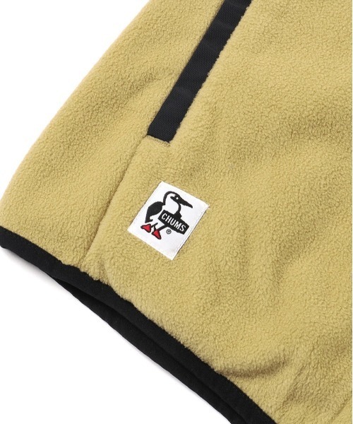 CHUMS（チャムス）の「CHUMS/チャムス ヘンリーネック リサイクルチャムリーフリースハリケーントップ ジャケット CH04-1328（その他アウター・メンズ・ブラック×ベージュ/パープル/ブラック・M/L/XL）」の13枚目の写真