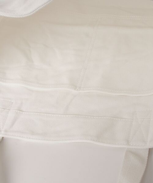 MHL.(エムエイチエル)の「HEAVY COTTON CANVAS(トートバッグ・レディース・ブラック/ホワイト・FREE)」の5枚目の写真