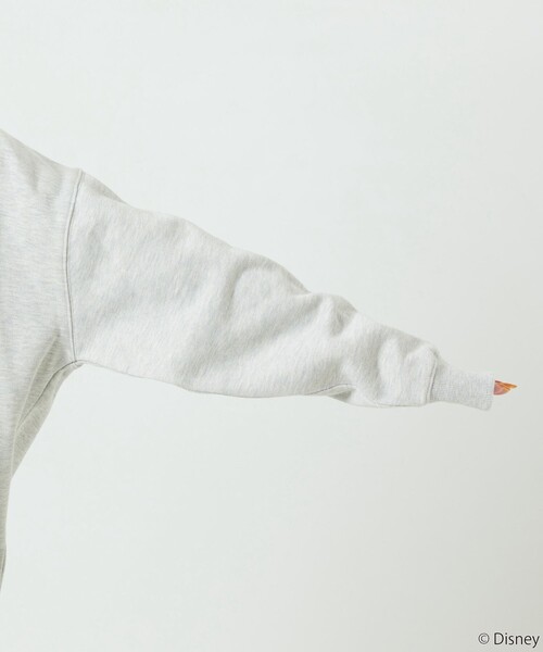 FREAK'S STORE（フリークスストア）の「【WEB限定】DISNEY(ディズニー)　ミッキーマウス/別注Mワッペンスウェット（スウェット・レディース・ブラック/グレー/ネイビー/グリーン/レッド・ﾌﾘ-）」の21枚目の写真