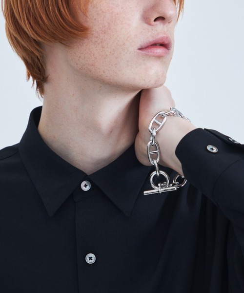 LiNoH(リノー)の「FUSION ANCHOR BRACELET/アンカーチェーンブレスレット(ブレスレット・メンズ・シルバー・FREE)」の8枚目の写真
