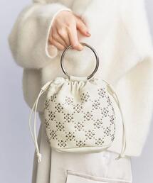 BEAUTY&YOUTH UNITED ARROWS | レザー スタッズ ドロスト ショルダーバッグ -2WAY-(ショルダーバッグ)