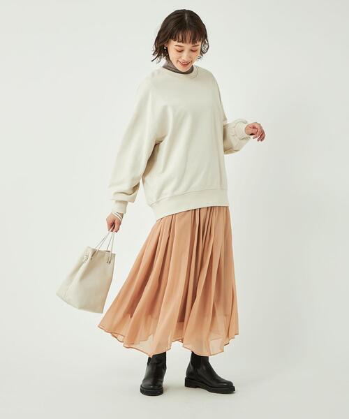 グリーンレーベルリラクシング　ベージュスカートスーツ ユナイテッドアローズ グリーンレーベル リラクシングの