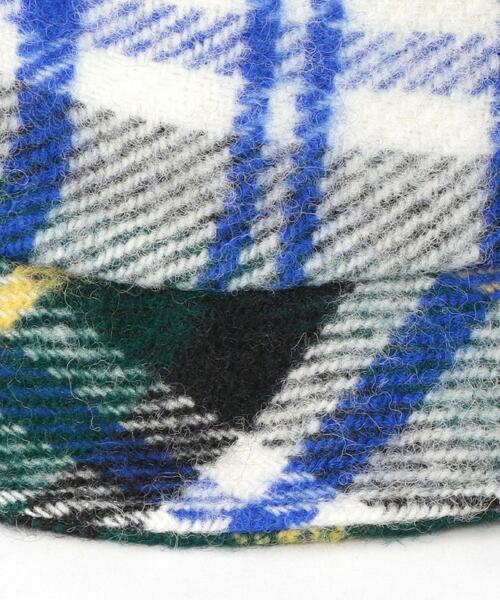 TWEED MILL(ツイードミル)の「<TWEED MILL>チェック ハット(ハット・レディース・ブラック/ダークグリーン・M)」の4枚目の写真