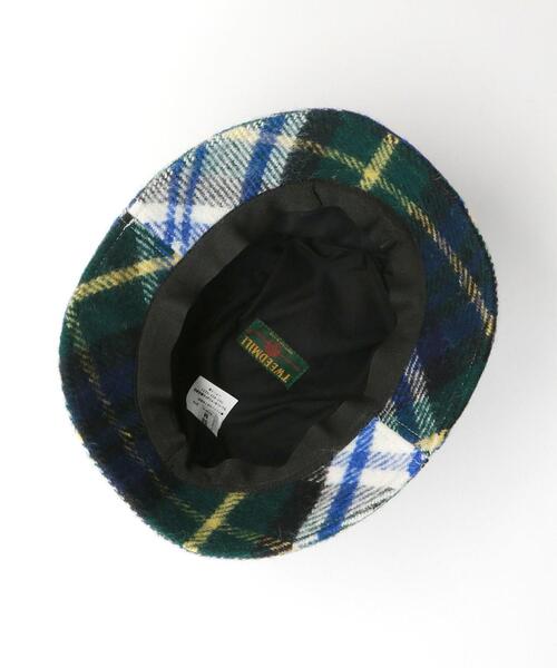 TWEED MILL(ツイードミル)の「<TWEED MILL>チェック ハット(ハット・レディース・ブラック/ダークグリーン・M)」の5枚目の写真