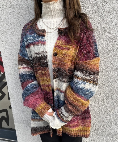nemne store(ネンネストア)の「【低身長用サイズあり】ジャガードハイネックインナー(Tシャツ/カットソー・レディース・ピンク/グリーン/アイボリー/ブルー・SMALL/MEDIUM)」の7枚目の写真