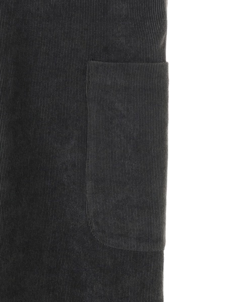 ROXY（ロキシー）の「FROZEN/ロキシーコーデュロイオーバーオール（サロペット/オーバーオール・レディース・ブラック/ベージュ・MEDIUM/LARGE/SMALL）」の3枚目の写真