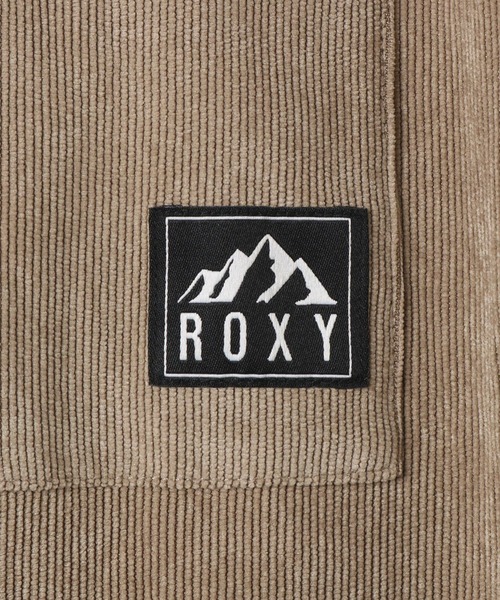 ROXY（ロキシー）の「FROZEN/ロキシーコーデュロイオーバーオール（サロペット/オーバーオール・レディース・ブラック/ベージュ・MEDIUM/LARGE/SMALL）」の6枚目の写真