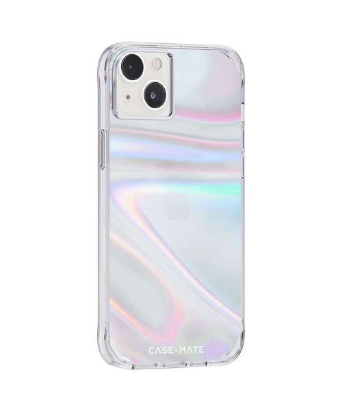 Case-Mate（ケースメイト）の「iPhone14 Case-Mate Soap Bubble - Iridescent 3.0m落下耐衝撃・抗菌・リサイクル素材（スマホケース/カバー・レディース・クリア・ONE SIZE）」の3枚目の写真