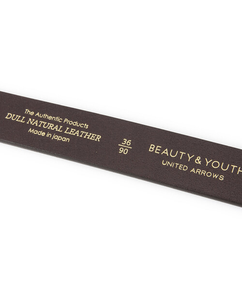 BEAUTY&YOUTH UNITED ARROWS(ビューティーアンドユースユナイテッドアローズ)の「BY レザー ベーシック ベルト(ベルト・メンズ・ブラック/ダークブラウン・36inch/32inch/34inch/30inch)」の3枚目の写真