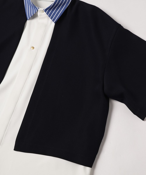 CULLNI（クルニ）の「23-SS-037B / Color Blocking Layered Front 