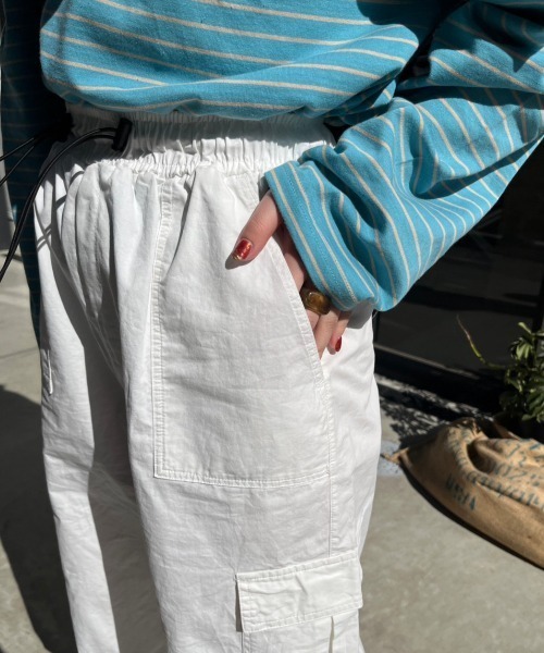 nemne store(ネンネストア)の「【低身長用サイズあり】ミリタリーカーゴパンツ(カーゴパンツ・レディース・カーキ/ブラック/オフホワイト・SMALL/MEDIUM)」の18枚目の写真