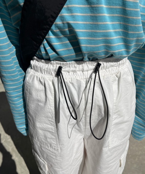 nemne store(ネンネストア)の「【低身長用サイズあり】ミリタリーカーゴパンツ(カーゴパンツ・レディース・カーキ/ブラック/オフホワイト・SMALL/MEDIUM)」の17枚目の写真