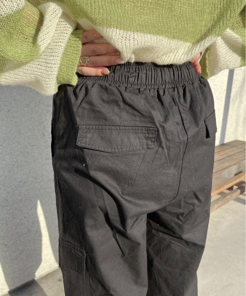 nemne store(ネンネストア)の「【低身長用サイズあり】ミリタリーカーゴパンツ(カーゴパンツ・レディース・カーキ/ブラック/オフホワイト・SMALL/MEDIUM)」の22枚目の写真
