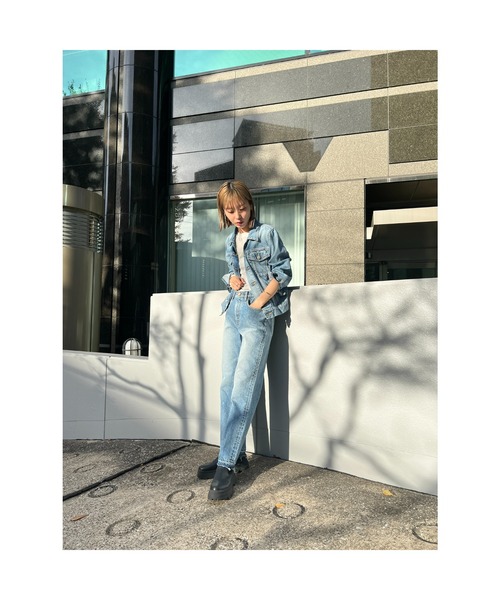 BLACK BY MOUSSY（ブラックバイマウジー）の「blue denim jacket（ブルーデニムジャケット）（デニムジャケット・レディース・ブルー・2/1）」の15枚目の写真