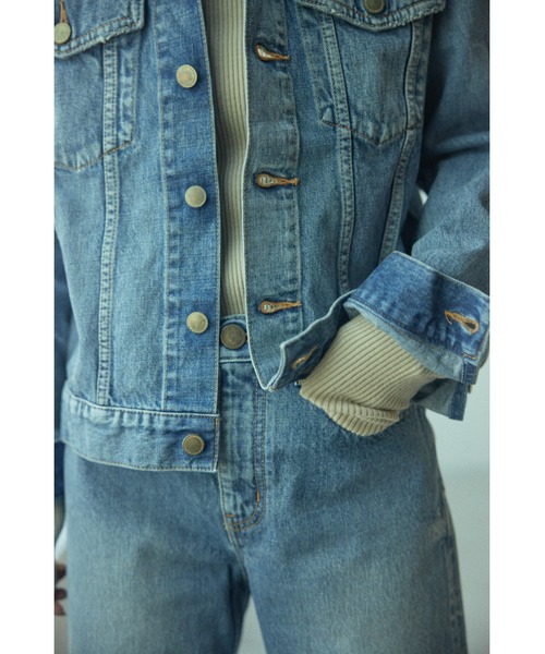 BLACK BY MOUSSY（ブラックバイマウジー）の「blue denim jacket（ブルーデニムジャケット）（デニムジャケット・レディース・ブルー・2/1）」の9枚目の写真