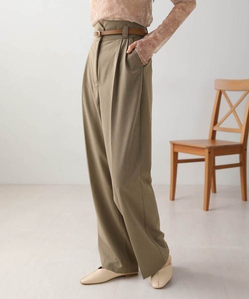 Bab（バブ）の「【S/M/Lサイズ展開】ハイウエストベルト付