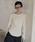 GIUNONiWEmj́ulong sleeve rib tops / OX[uugbvXiTVc/Jbg\[jvbAC{[