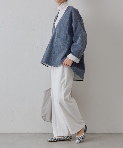 BEARDSLEY（ビアズリー）の「ストレートパンツ（その他パンツ・レディース・ホワイト/ブラック/ネイビー・S/M）」の5枚目の写真