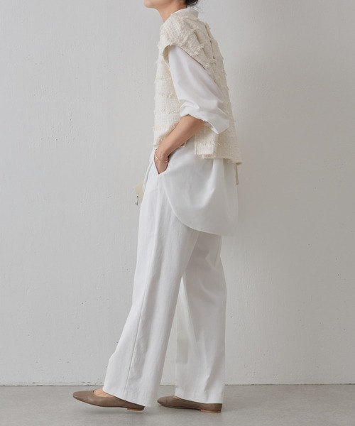 BEARDSLEY（ビアズリー）の「ストレートパンツ（その他パンツ・レディース・ホワイト/ブラック/ネイビー・S/M）」の11枚目の写真