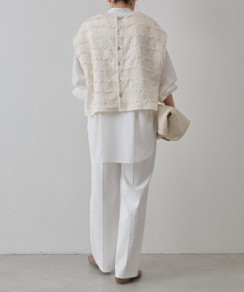 BEARDSLEY（ビアズリー）の「ストレートパンツ（その他パンツ・レディース・ホワイト/ブラック/ネイビー・S/M）」の12枚目の写真