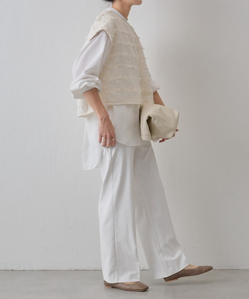 BEARDSLEY（ビアズリー）の「ストレートパンツ（その他パンツ・レディース・ホワイト/ブラック/ネイビー・S/M）」の14枚目の写真