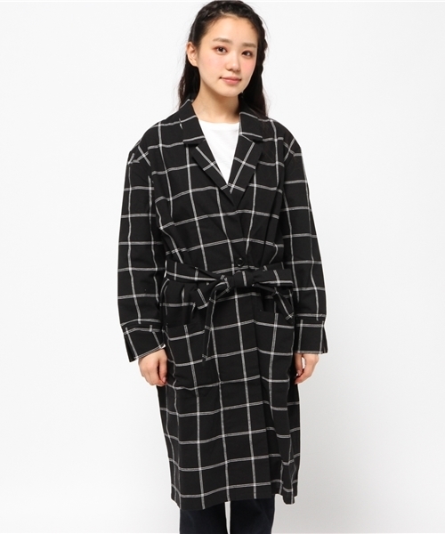 Kastane（カスタネ）の「麻混テーラーガウン（その他アウター・レディース・ブラック・FREE）」の3枚目の写真