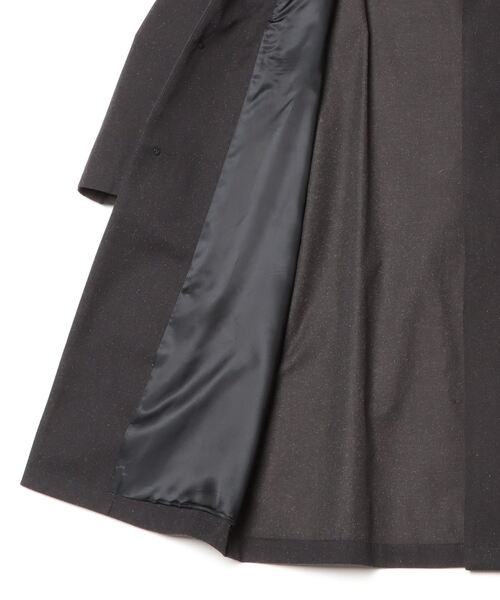 ATTACHMENT（アタッチメント）の「CO/LI/SI ギャバジン バルマカーンコート / CO/LI/SI GABARDINE BALMACAAN COAT（ステンカラーコート・メンズ・ブラック/ベージュ・2/1/3）」の13枚目の写真