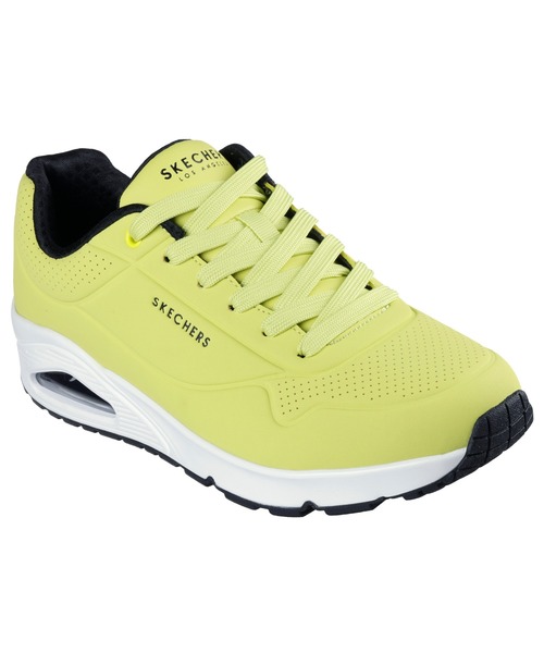 SKECHERS（スケッチャーズ）の「SKECHERS STREET UNO-STAND ON AIR  /  スケッチャーズ ストリート ウノ スタンド オン エアー（スニーカー・メンズ・ブラック/ホワイト/タン/チョコ/ネイビー/オフホワイト/ブルー/イエロー・25.5cm/26cm/26.5cm/27cm/25cm/27.5cm/28cm/26.0cm）」の8枚目の写真