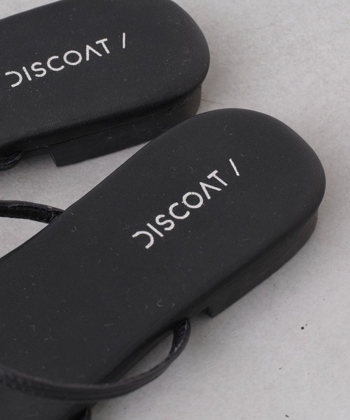 DISCOAT(ディスコート)の「《S~Lサイズ》クロスラインフラットサンダル(サンダル・レディース・ブラック/オフホワイト/シルバー/ゴールド・SMALL/MEDIUM/LARGE)」の6枚目の写真