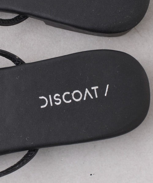 DISCOAT(ディスコート)の「《S~Lサイズ》クロスラインフラットサンダル(サンダル・レディース・ブラック/オフホワイト/シルバー/ゴールド・SMALL/MEDIUM/LARGE)」の10枚目の写真
