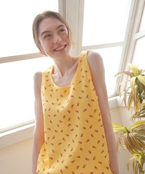 【石土さん専用】青いタンクトップとショーツセット SEED STITCH TANKTOP – BLUCO. INC