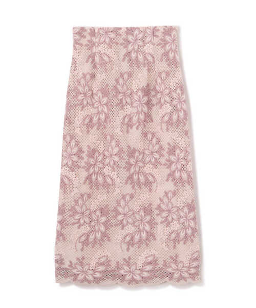 PROPORTION BODY DRESSING（プロポーションボディドレッシング）の「レースタイトスカート / 1213120301（スカート・レディース・ピンク/ライトグリーン・SMALL/MEDIUM）」の3枚目の写真