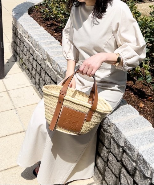 Meli rich（メリーリッチ）の「リネンライクバックケープワンピース（ワンピース・レディース・ブラック/アイボリー/ベージュ・FREE）」の21枚目の写真