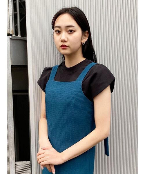 MURUA（ムルーア）の「ヘムタックタンクトップ（Tシャツ/カットソー・レディース・ブラック/ホワイト/ダークグリーン/モカ・FREE）」の20枚目の写真