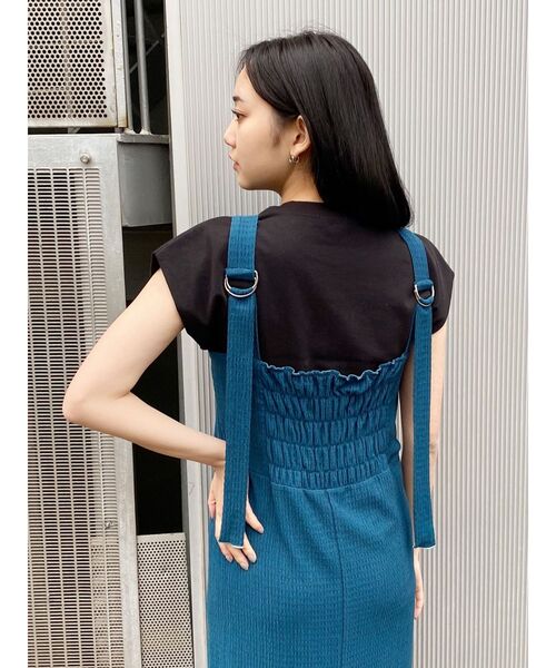 MURUA（ムルーア）の「ヘムタックタンクトップ（Tシャツ/カットソー・レディース・ブラック/ホワイト/ダークグリーン/モカ・FREE）」の19枚目の写真