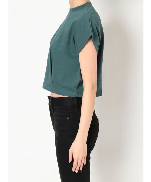 MURUA（ムルーア）の「ヘムタックタンクトップ（Tシャツ/カットソー・レディース・ブラック/ホワイト/ダークグリーン/モカ・FREE）」の14枚目の写真