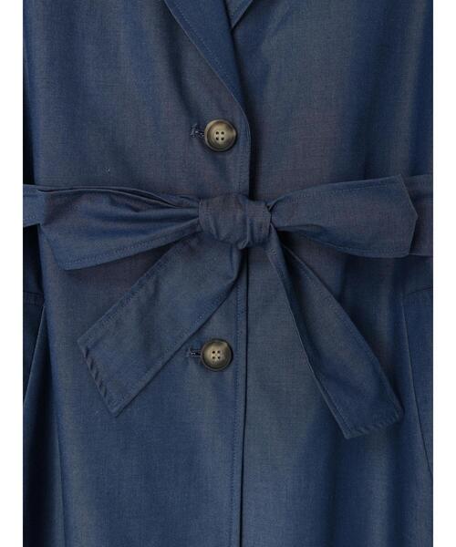 koe（コエ）の「【ジレ】T/Cデニムノースリーブコート（その他アウター・レディース・ブラック/ブルー・M）」の12枚目の写真