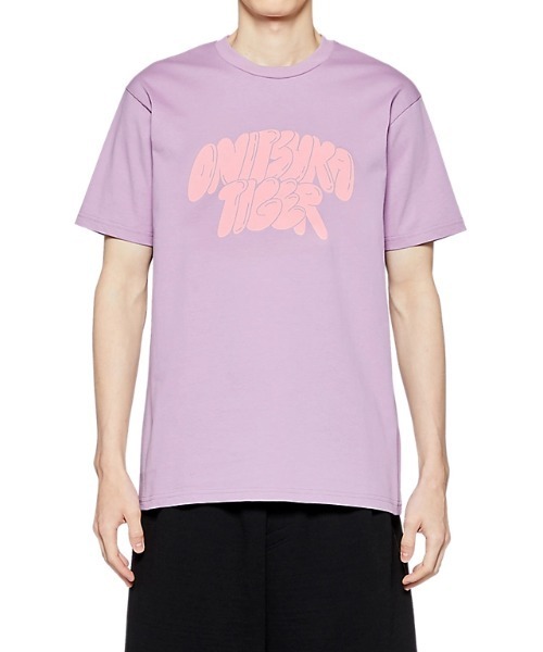 Onitsuka Tiger（オニツカタイガー）の「GRAPHIC TEE / グラフィックティー（Tシャツ/カットソー・レディース・ブラック/ホワイト/ラベンダー・S/M/L/XL）」の14枚目の写真