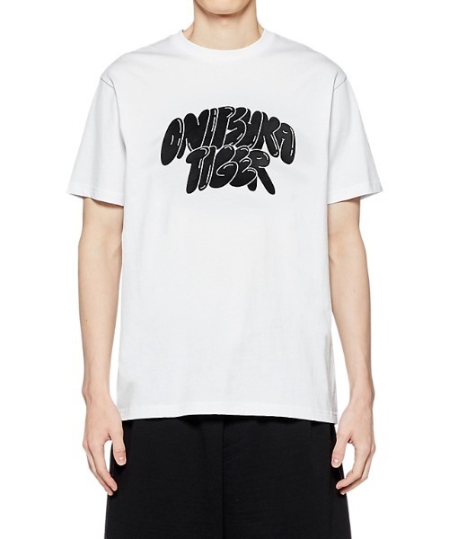Onitsuka Tiger（オニツカタイガー）の「GRAPHIC TEE / グラフィックティー（Tシャツ/カットソー・レディース・ブラック/ホワイト/ラベンダー・S/M/L/XL）」の13枚目の写真