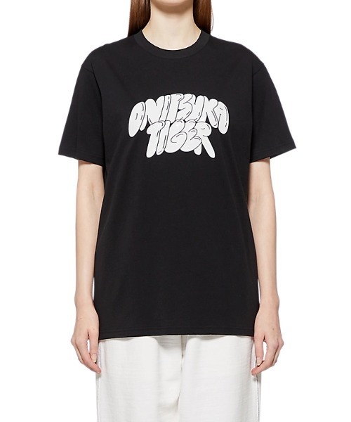 Onitsuka Tiger（オニツカタイガー）の「GRAPHIC TEE / グラフィックティー（Tシャツ/カットソー・レディース・ブラック/ホワイト/ラベンダー・S/M/L/XL）」の12枚目の写真