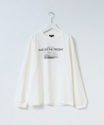 INDIVI | 【WORLD for the World】ロゴプリント ロンT(Tシャツ/カットソー)