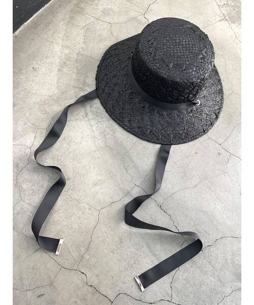 EMODA KNIT FLARE HAT（ブラック） -ファッション通販 FASHION