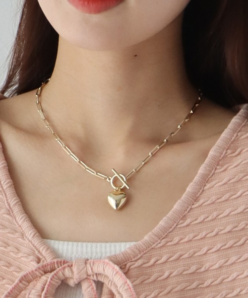 BLUEEAST（ブルーイースト）の「チェーンハートネックレス（ネックレス・レディース・ゴールド/シルバー・FREE）」の6枚目の写真