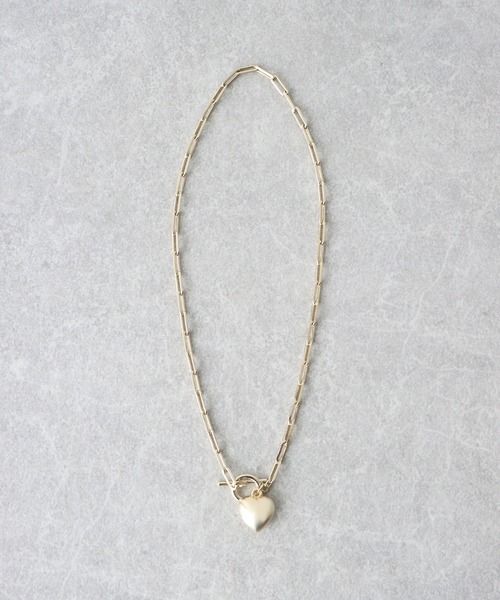 BLUEEAST（ブルーイースト）の「チェーンハートネックレス（ネックレス・レディース・ゴールド/シルバー・FREE）」の4枚目の写真