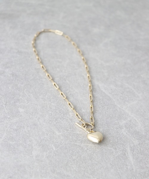 BLUEEAST（ブルーイースト）の「チェーンハートネックレス（ネックレス・レディース・ゴールド/シルバー・FREE）」の3枚目の写真