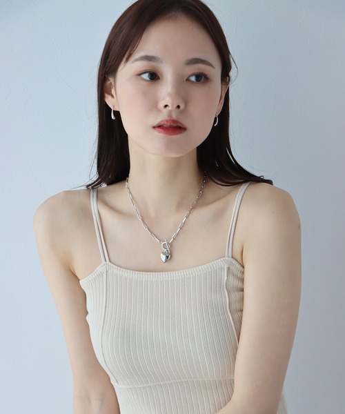 BLUEEAST（ブルーイースト）の「チェーンハートネックレス（ネックレス・レディース・ゴールド/シルバー・FREE）」の11枚目の写真