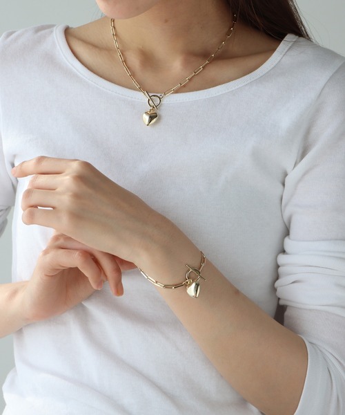 BLUEEAST（ブルーイースト）の「チェーンハートネックレス（ネックレス・レディース・ゴールド/シルバー・FREE）」の16枚目の写真