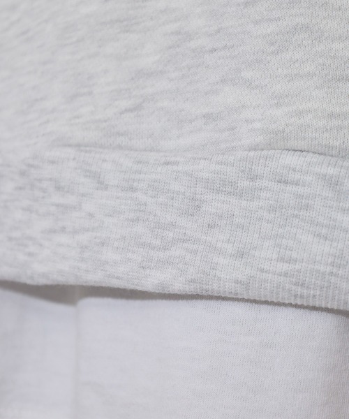 spiritoso(スピリトーゾ)の「spiritoso カップル刺繍トレーナー(スウェット・レディース・オフホワイト/ホワイト系その他/ピンク/ホワイト系その他2/杢グレー・F)」の8枚目の写真